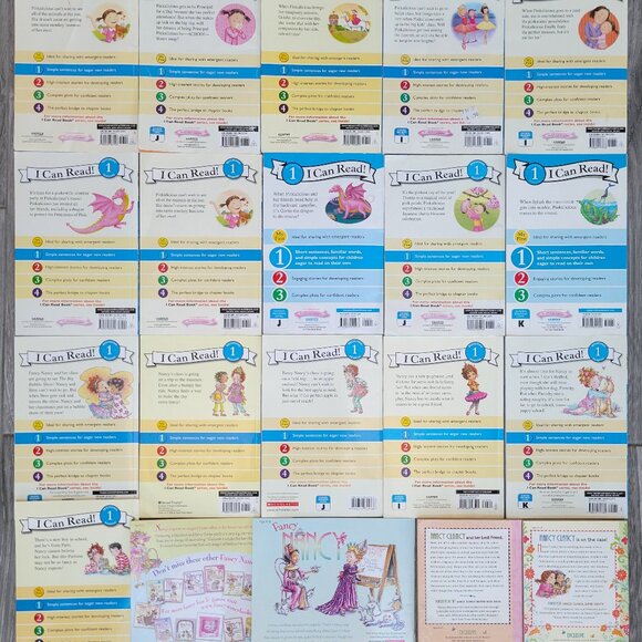 PINKALICIOUS FANCY NANCY CLANCY DETECTIVE BOOKS LIFT THE FLAP STICKERS LOT OF 20 - Picture 3 of 16